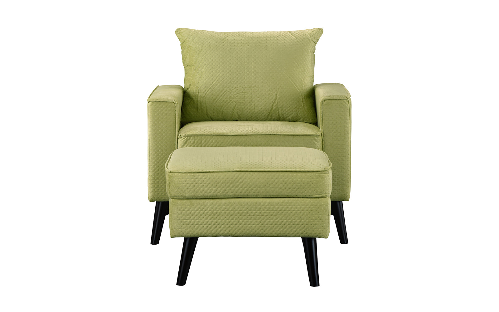 EXP172-VV-GRN Alexa Classic Microfiber Accent Chair and Storage  sku EXP172-VV-GRN