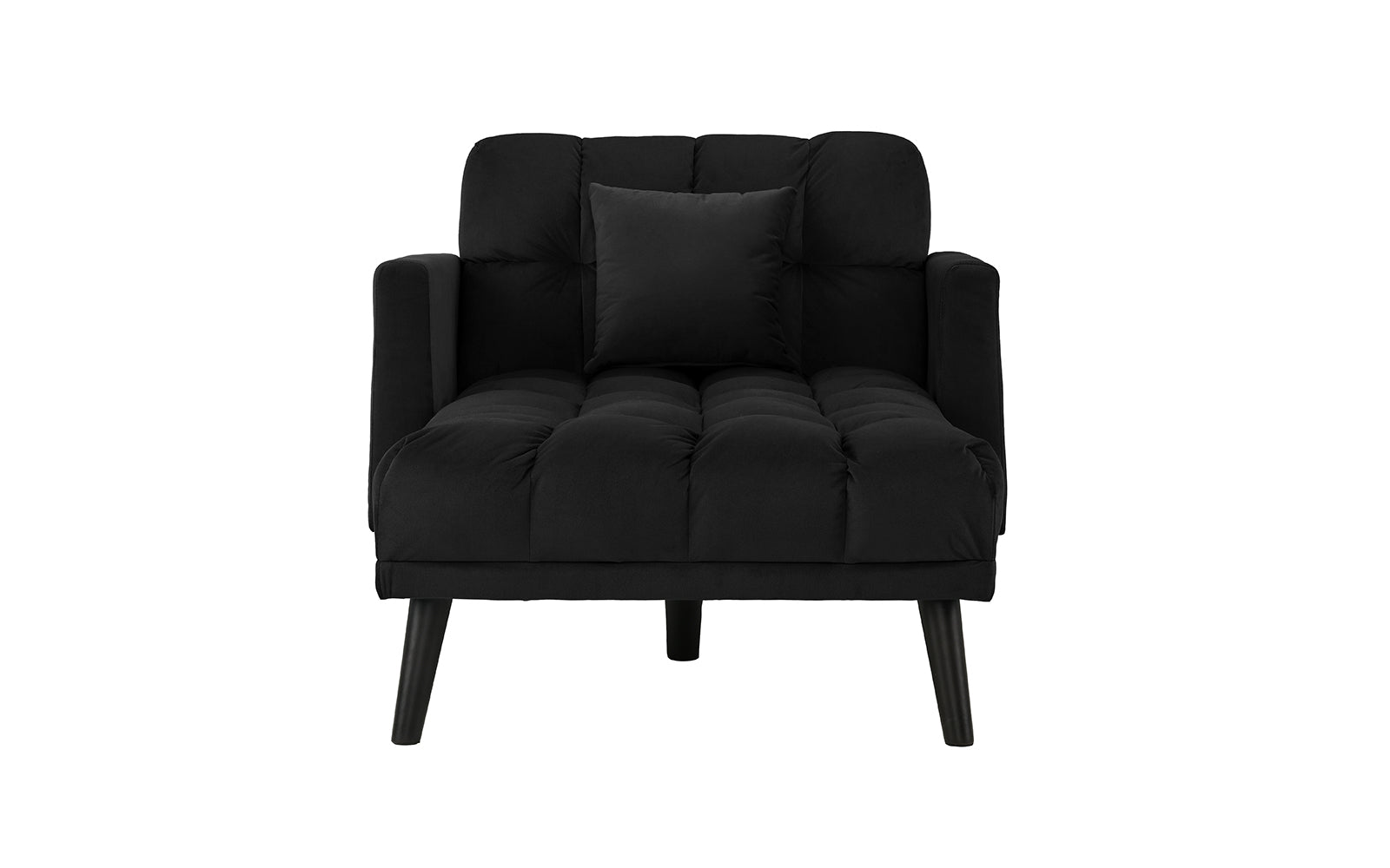 Ellery Contemporary Velvet Sleeper Chaise Lounge