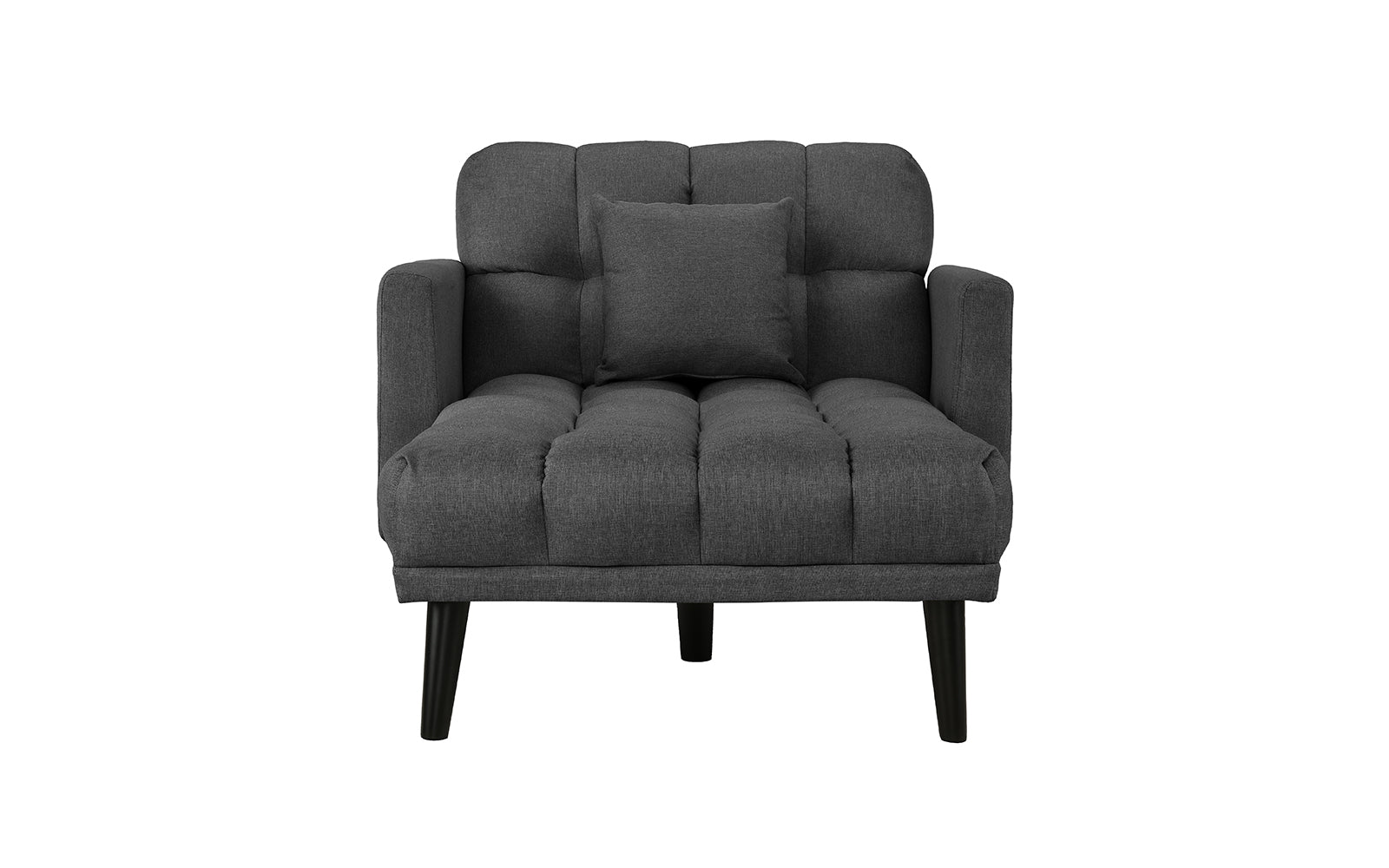 Ellery Contemporary Linen Sleeper Chaise Lounge