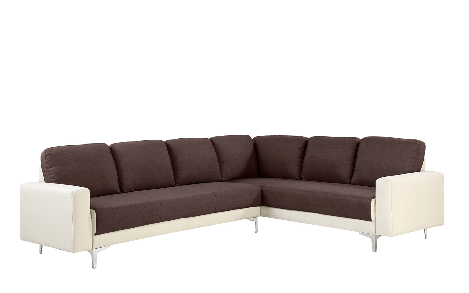 Luevano 2 Tone Linen Sectional Sofa
