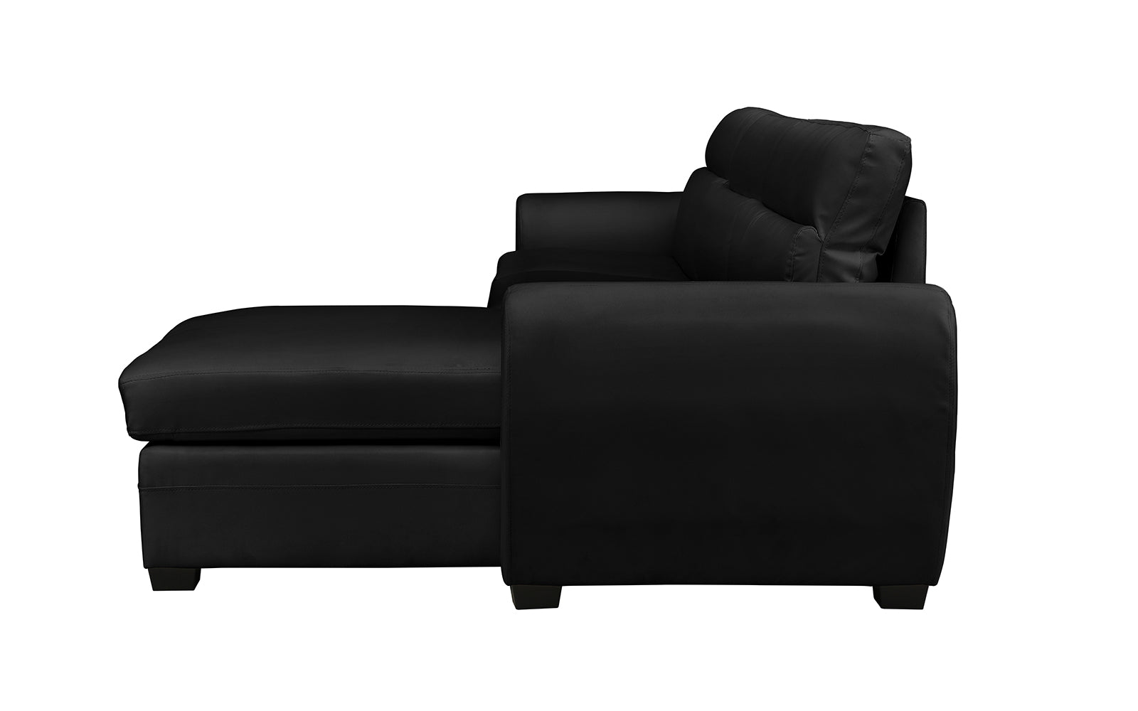 zoe bonded leather sectional sofa