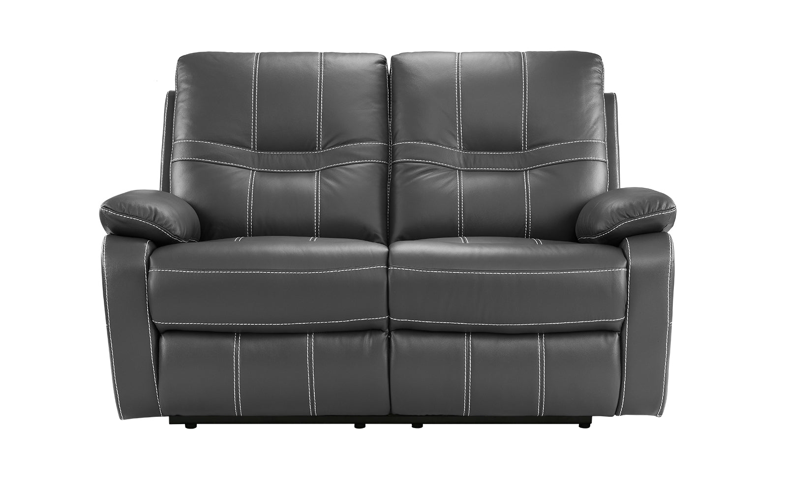 carter modern reclining leather sofa set