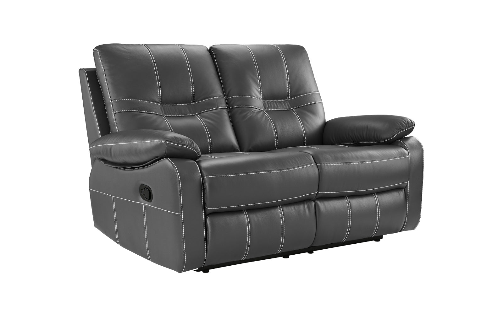 carter modern reclining leather sofa set