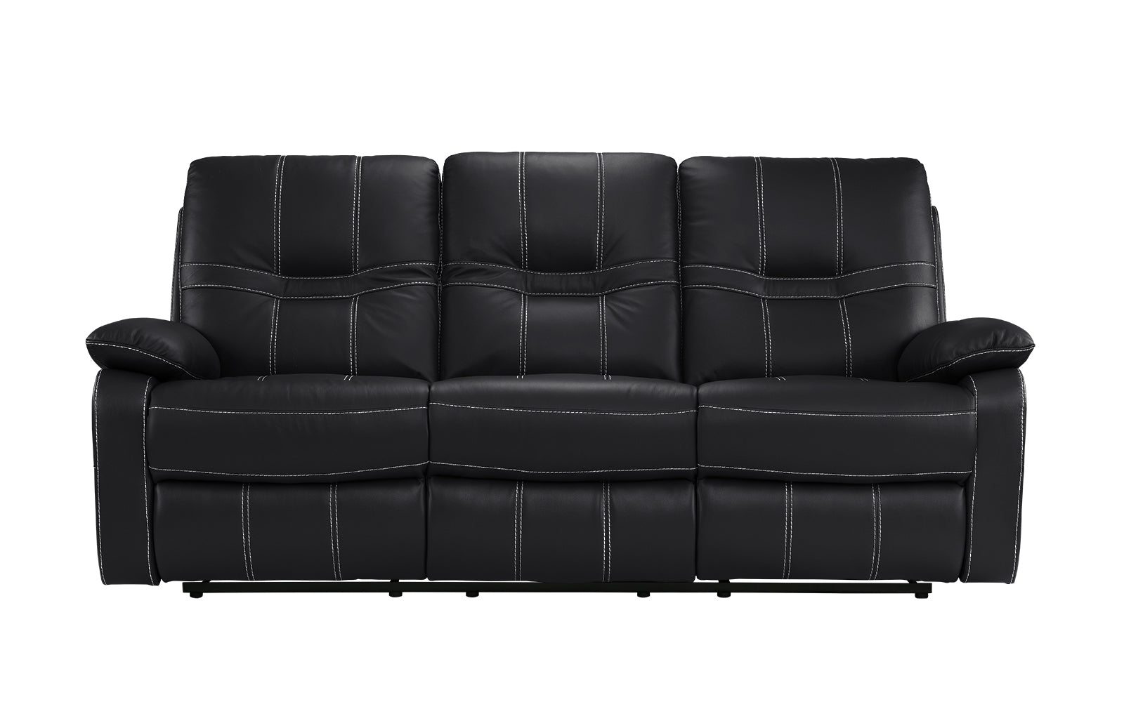 Carter Modern Reclining Leather Sofa