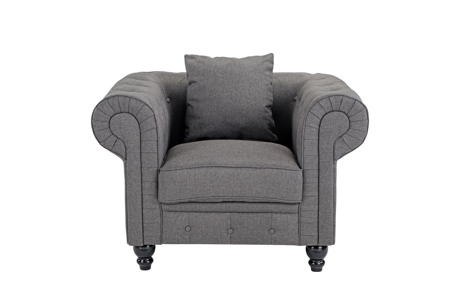 Easton Classic Scroll Arm Chesterfield Armchair