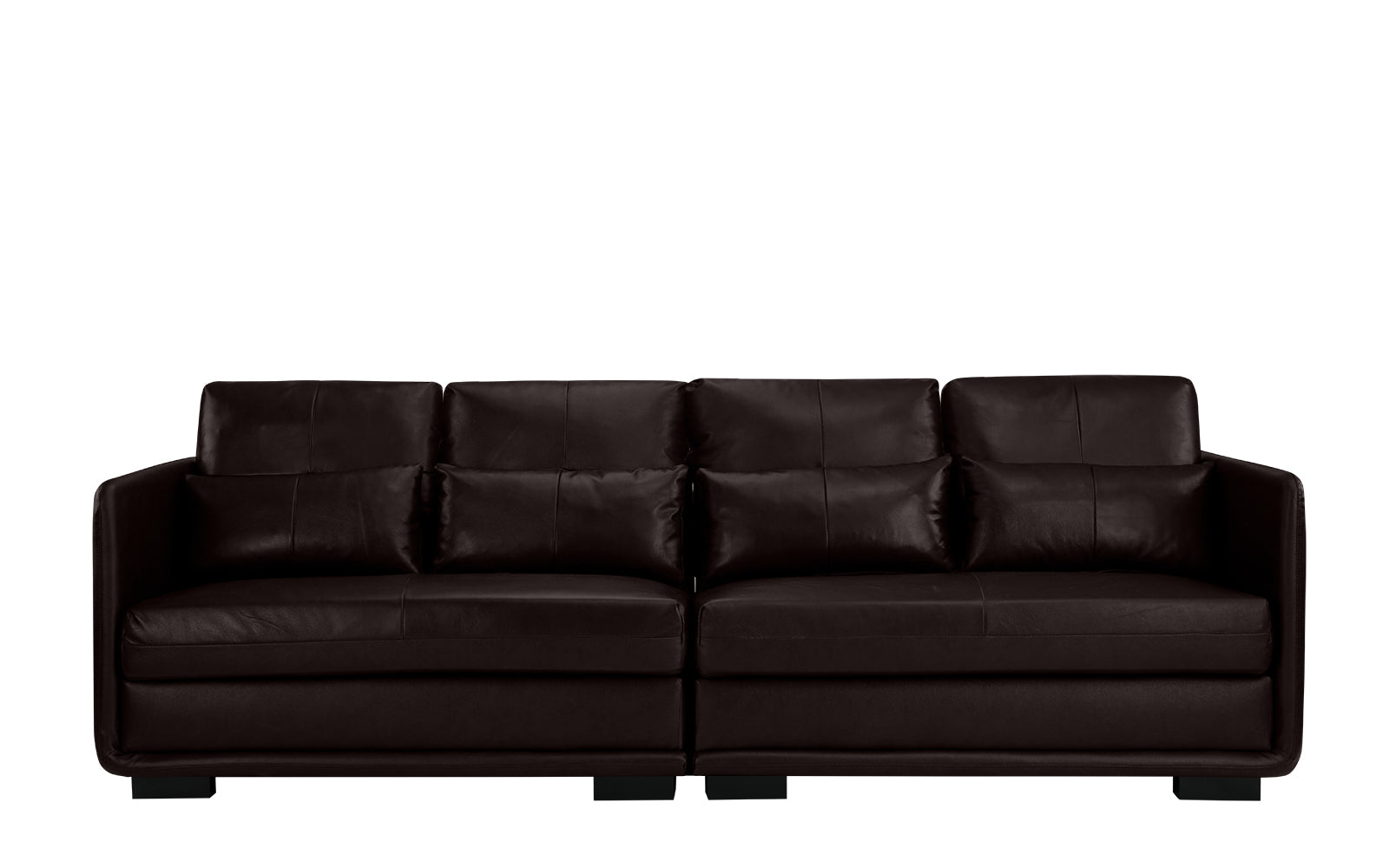 EXP260-BR Nova Elegant Convertible Leather Sofa sku EXP260-BR