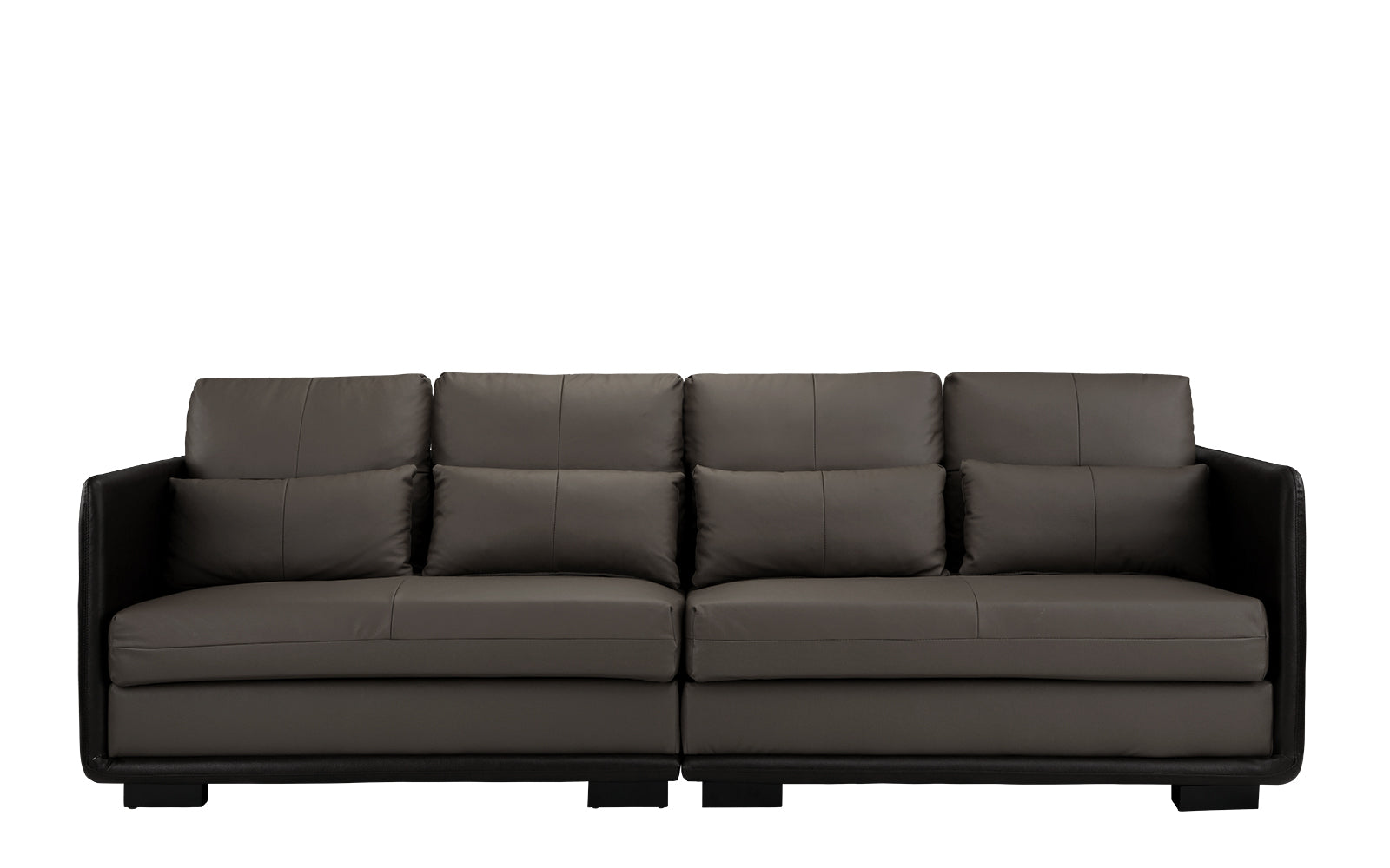 Nova Elegant Convertible Leather Sofa