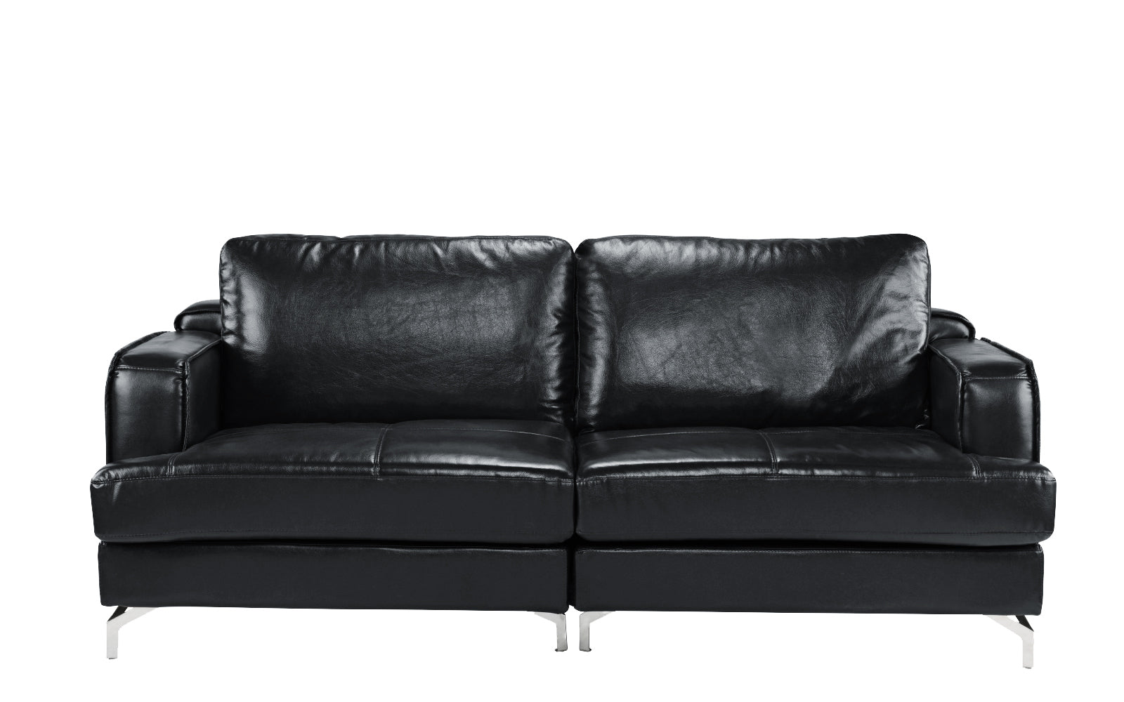 EXP275-BLU Hunter Contemporary Leather Match Sofa sku EXP275-BLU