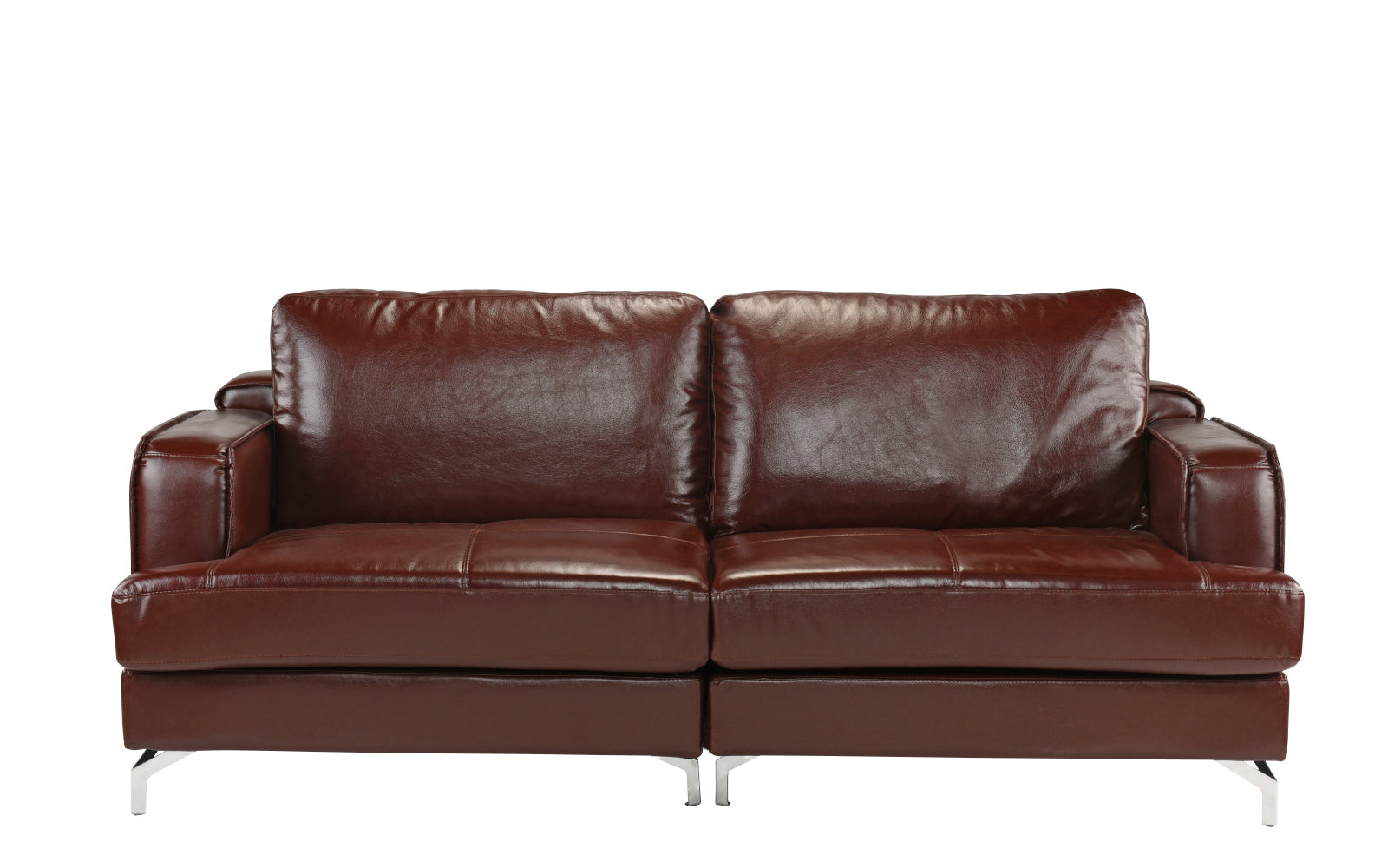 Hunter Contemporary Leather Match Sofa