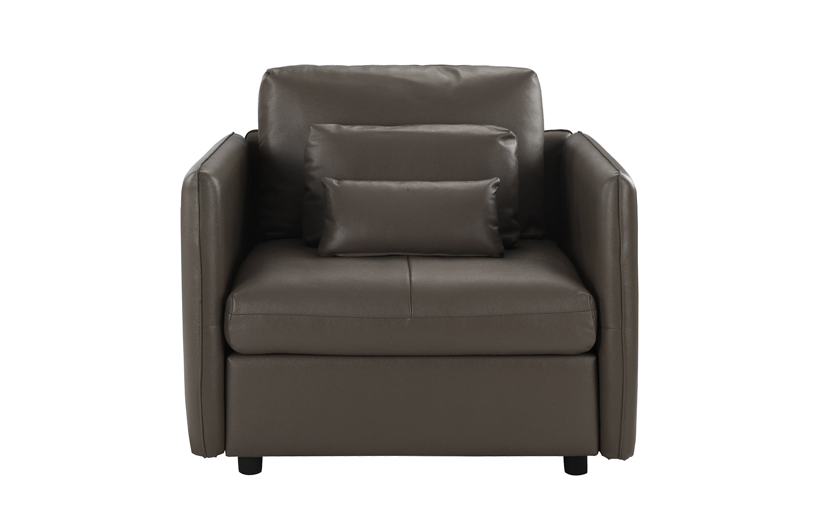 EXP289-1S-GR Maxwell PU Leather Accent Armchair sku EXP289-1S-GR