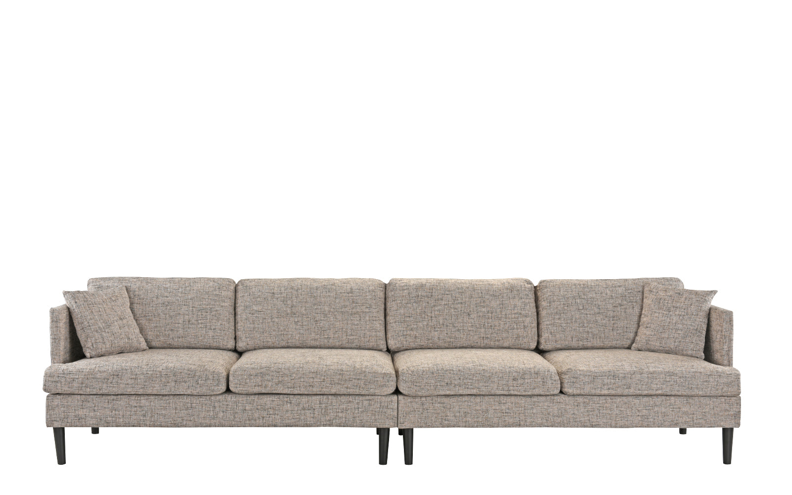 August Modern XL Sofa with Wooden Legs