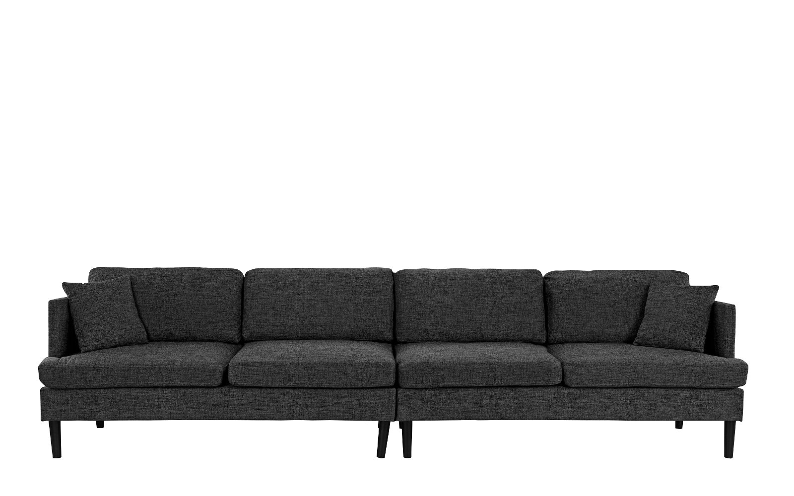 August Modern XL Sofa with Wooden Legs