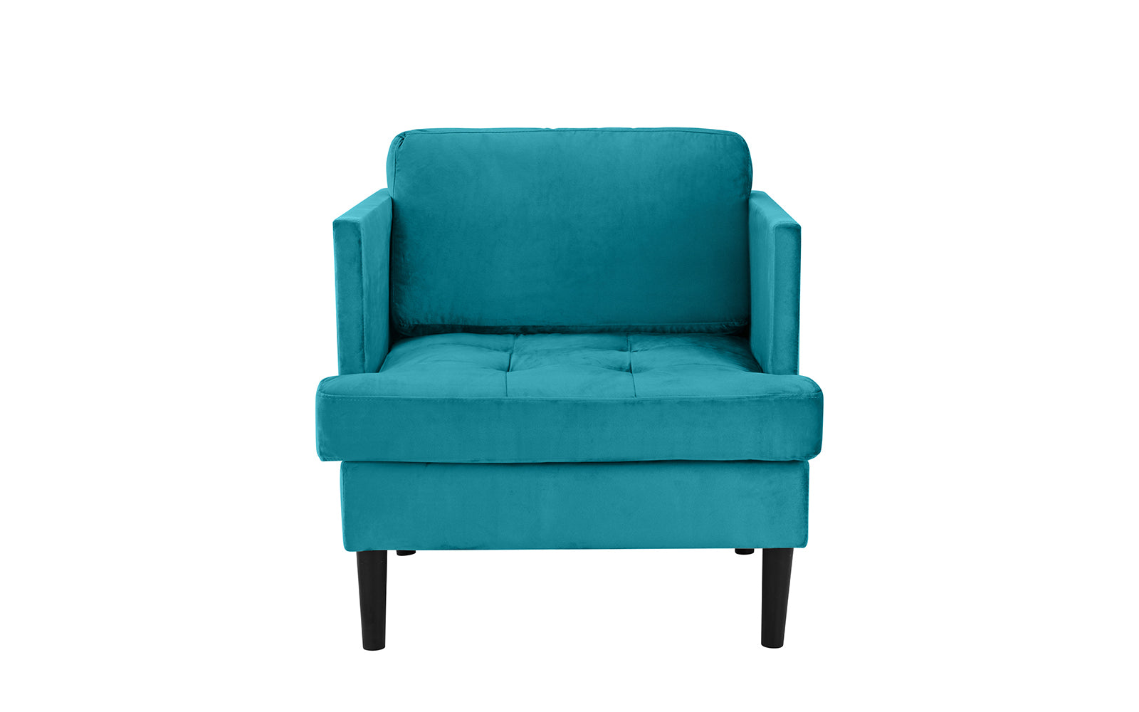 EXP294-1S-BLU Haze Mid Century Brush Microfiber Arm Chair sku EXP294-1S-BLU