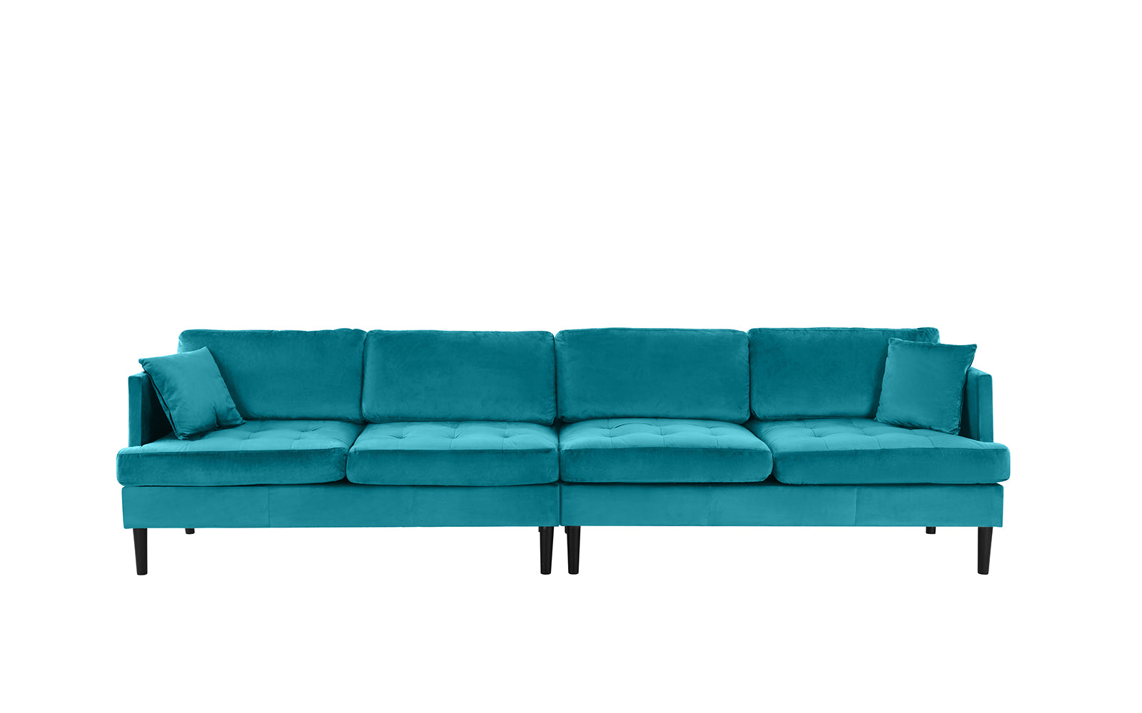 Greta Old Hollywood Velvet XL Sofa