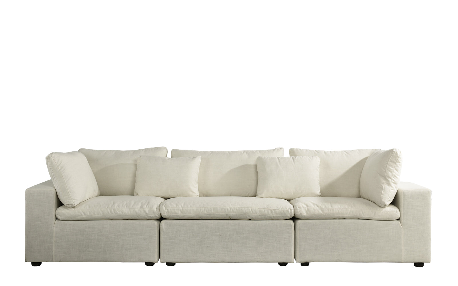 EXP297-BG Alvina Contemporary Linen Lounge Sofa sku EXP297-BG