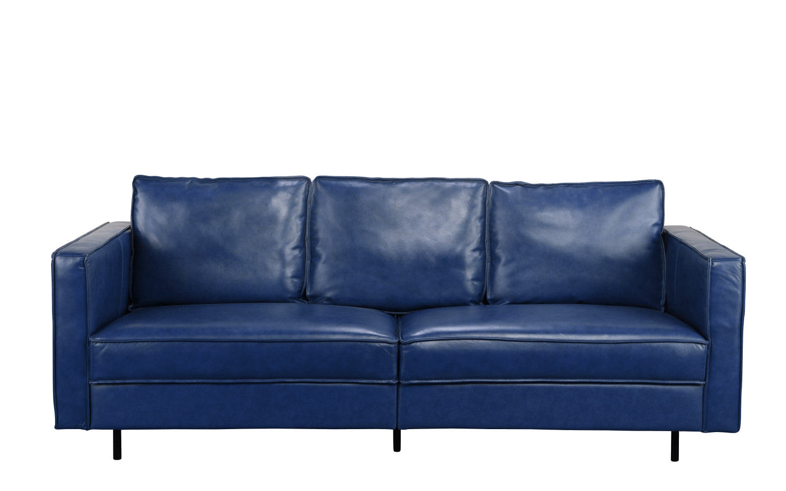 Bonte California Original Mid Century Modern Leather Match Sofa