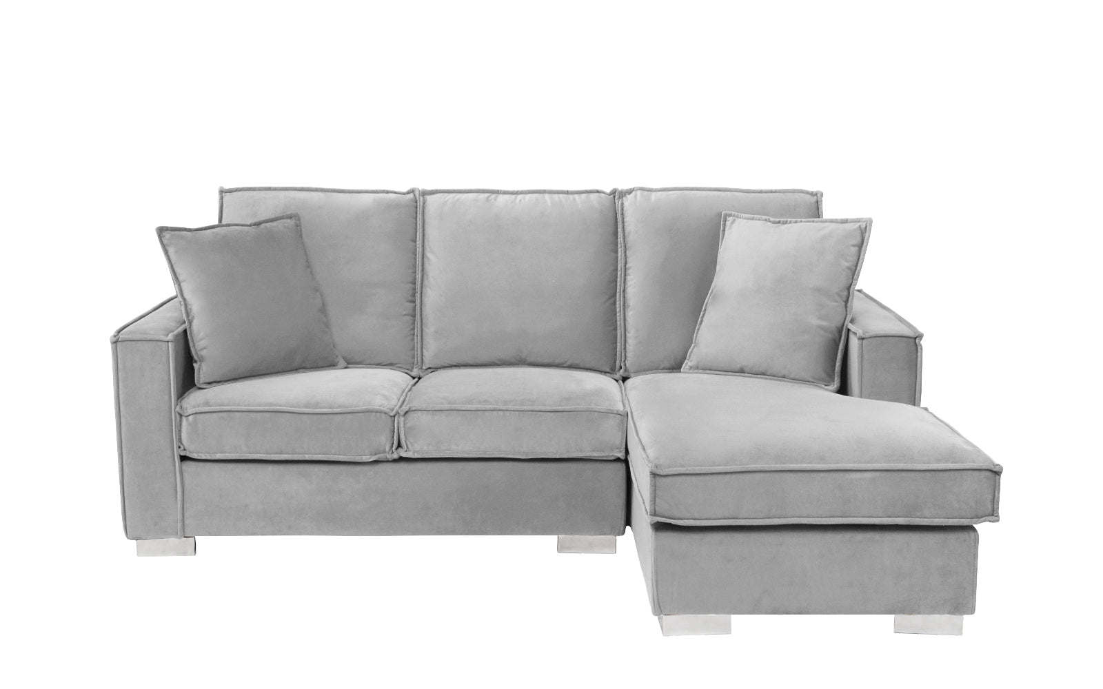 Camila Contemporary Velvet Space-Saving Sectional