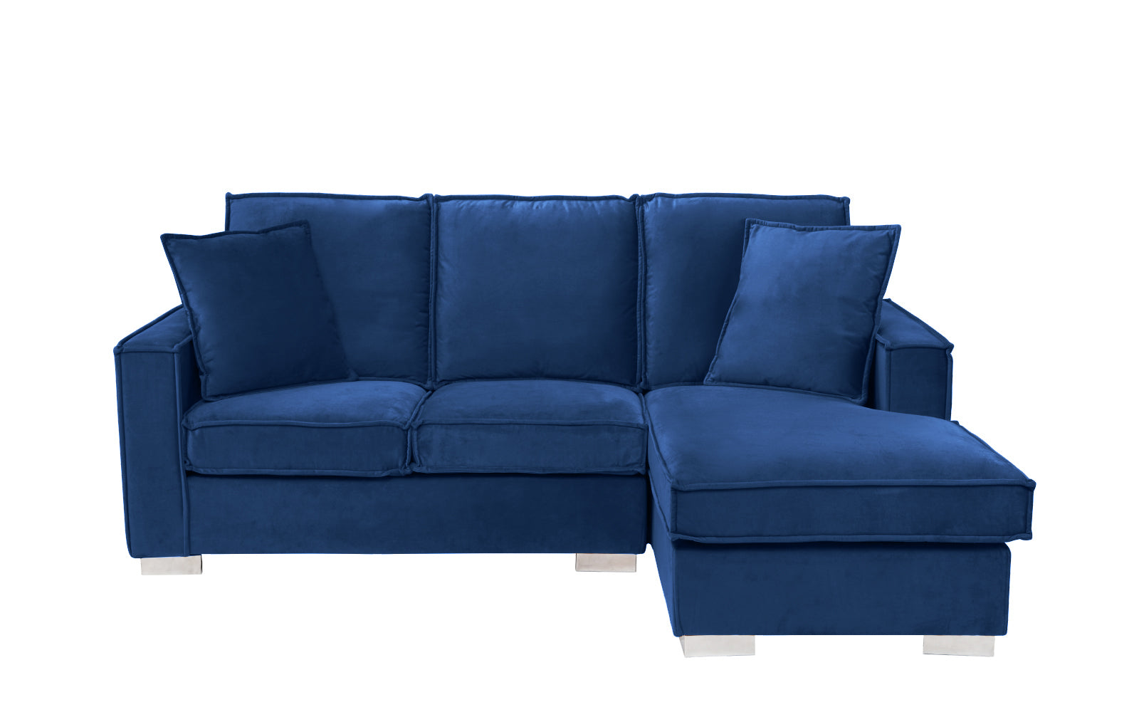 EXP334-VV-NV Camila Contemporary Velvet Space-Saving Sectional sku EXP334-VV-NV