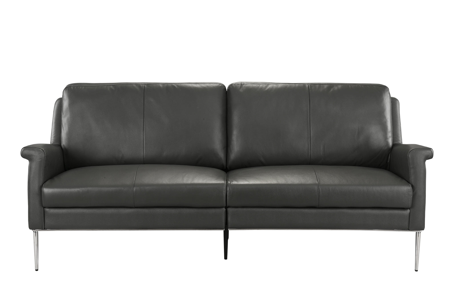 Bronx Mid-Century Leather Match Sofa