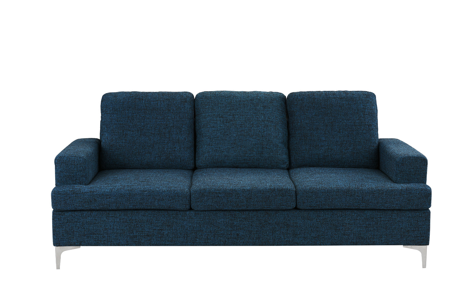 Delos Mid-Century Small Space Linen Sofa
