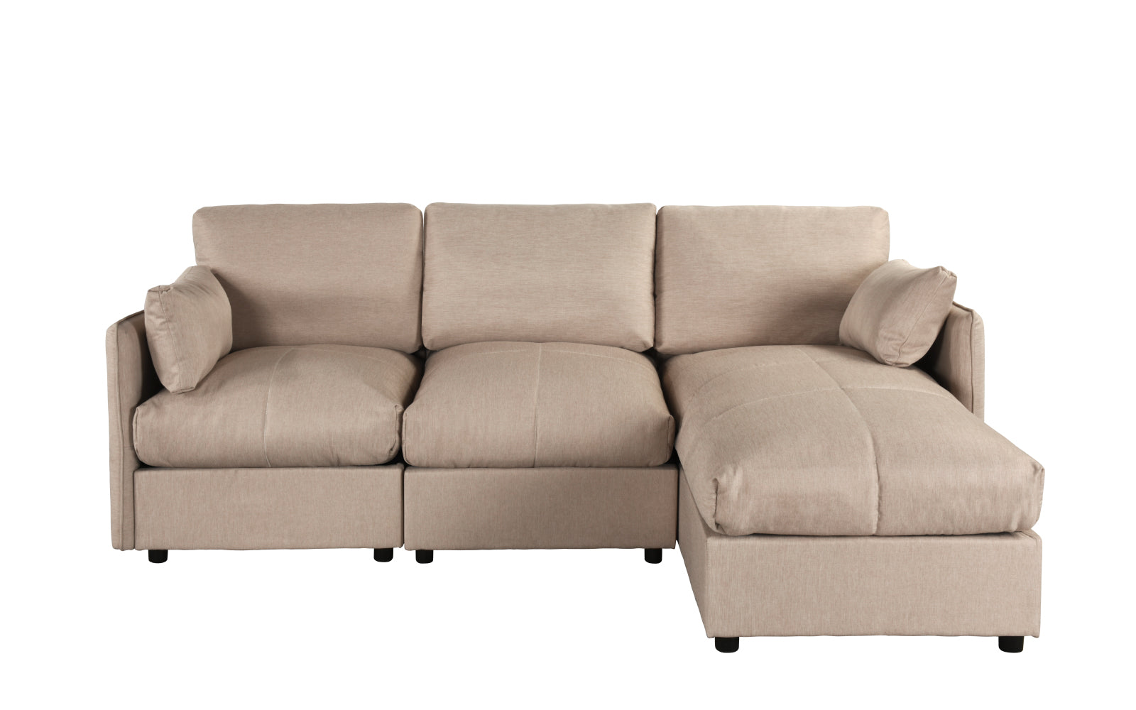 Nour Contemporary L Shape Sectional Sofa