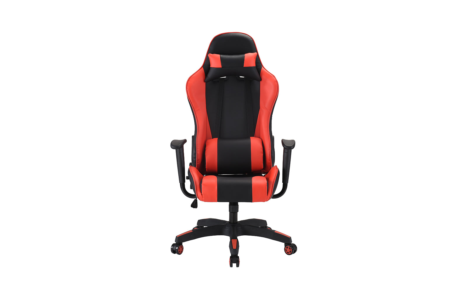 OFC03-PU-RED-BLK Sky Leather Swivel Gaming and Office Chair sku OFC03-PU-RED-BLK