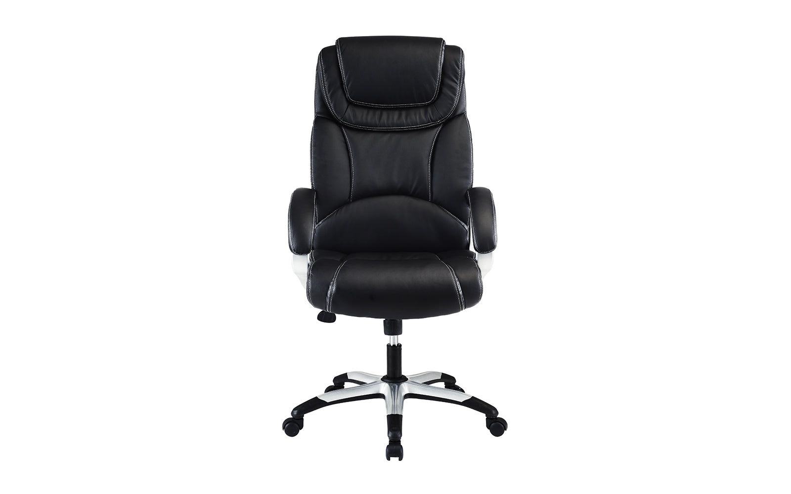 Garrett Classic High Back Faux Leather Swivel Office Computer Chair