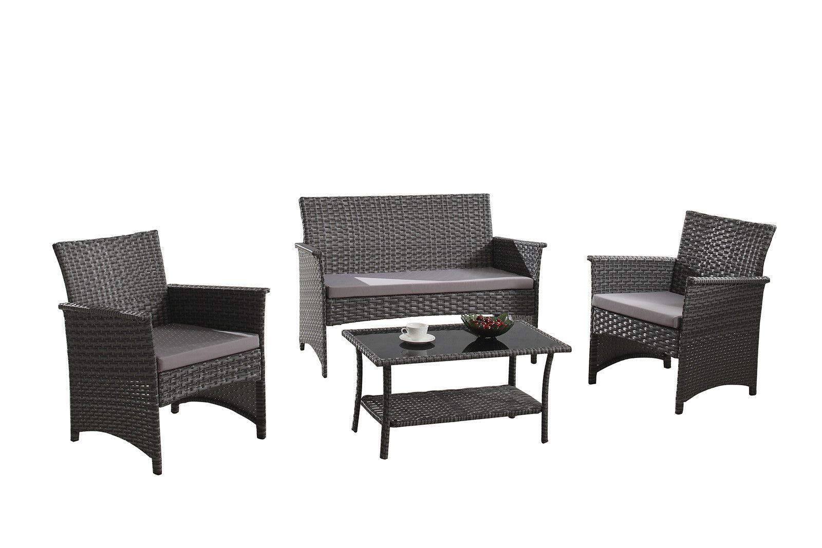 Kailua Classic (4) Piece Rattan Outdoor Set