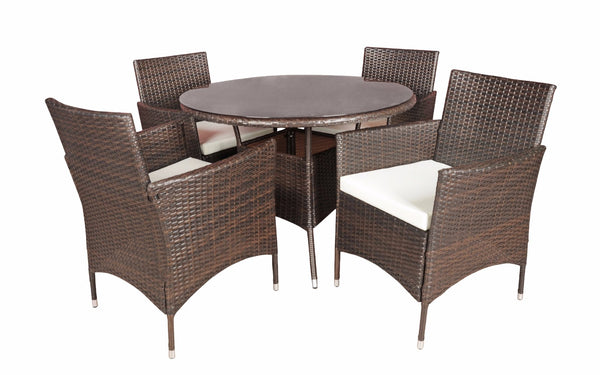 Rattan Chairs Dining Table - platypus-rex