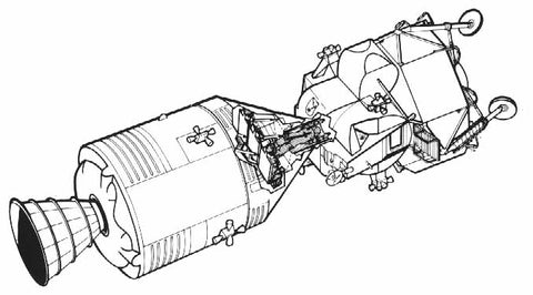 Apollo Final Command Module And Lunar Lander Docked Configuration