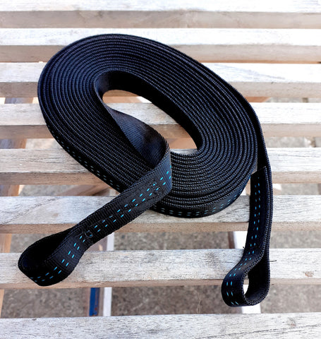 BlackCat Rocketry Tubular Nylon Recovery harness with sewn loops