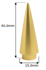 16mm Aluminium Nosecone Tip