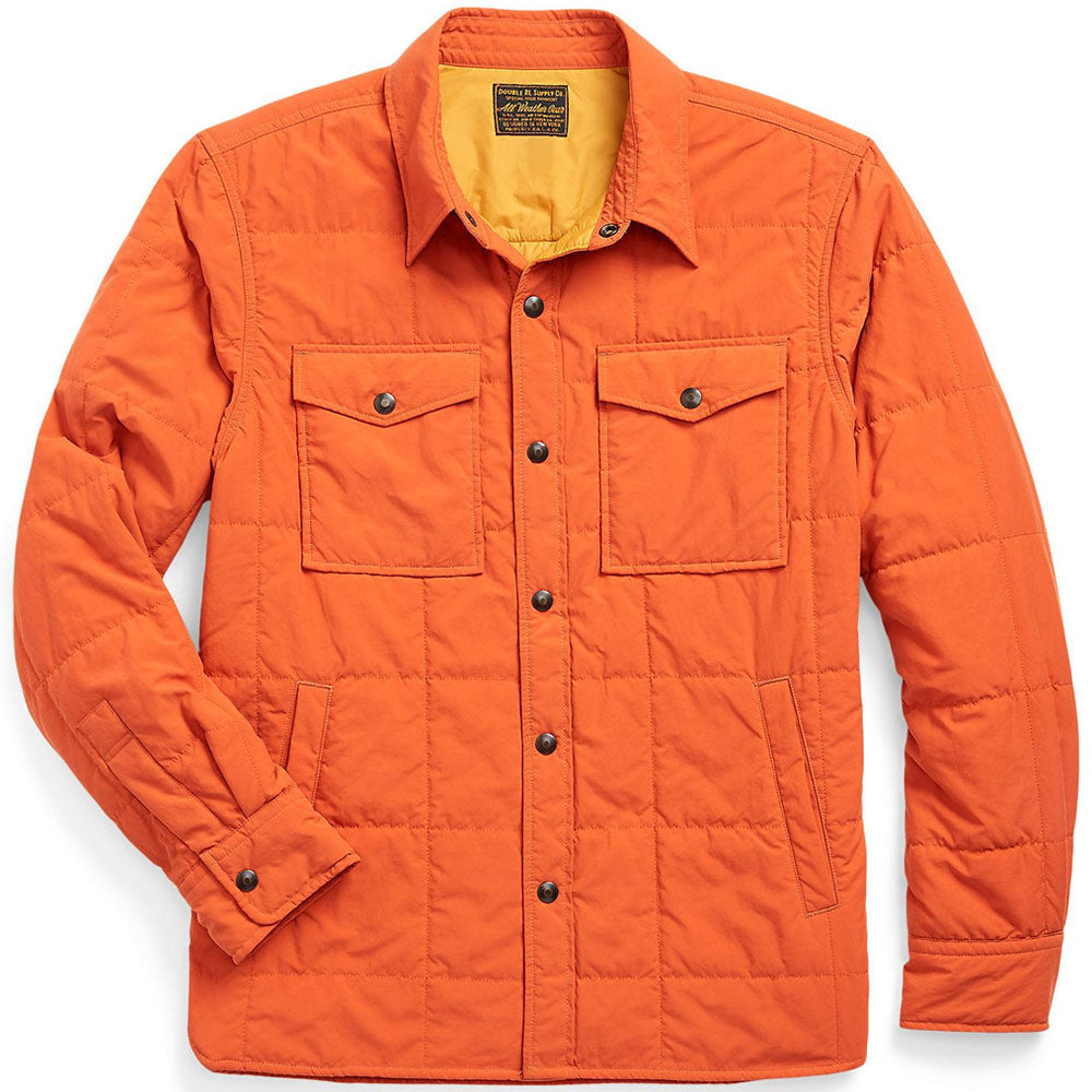 long-sleeve-nylon-shirt-jacket-orange