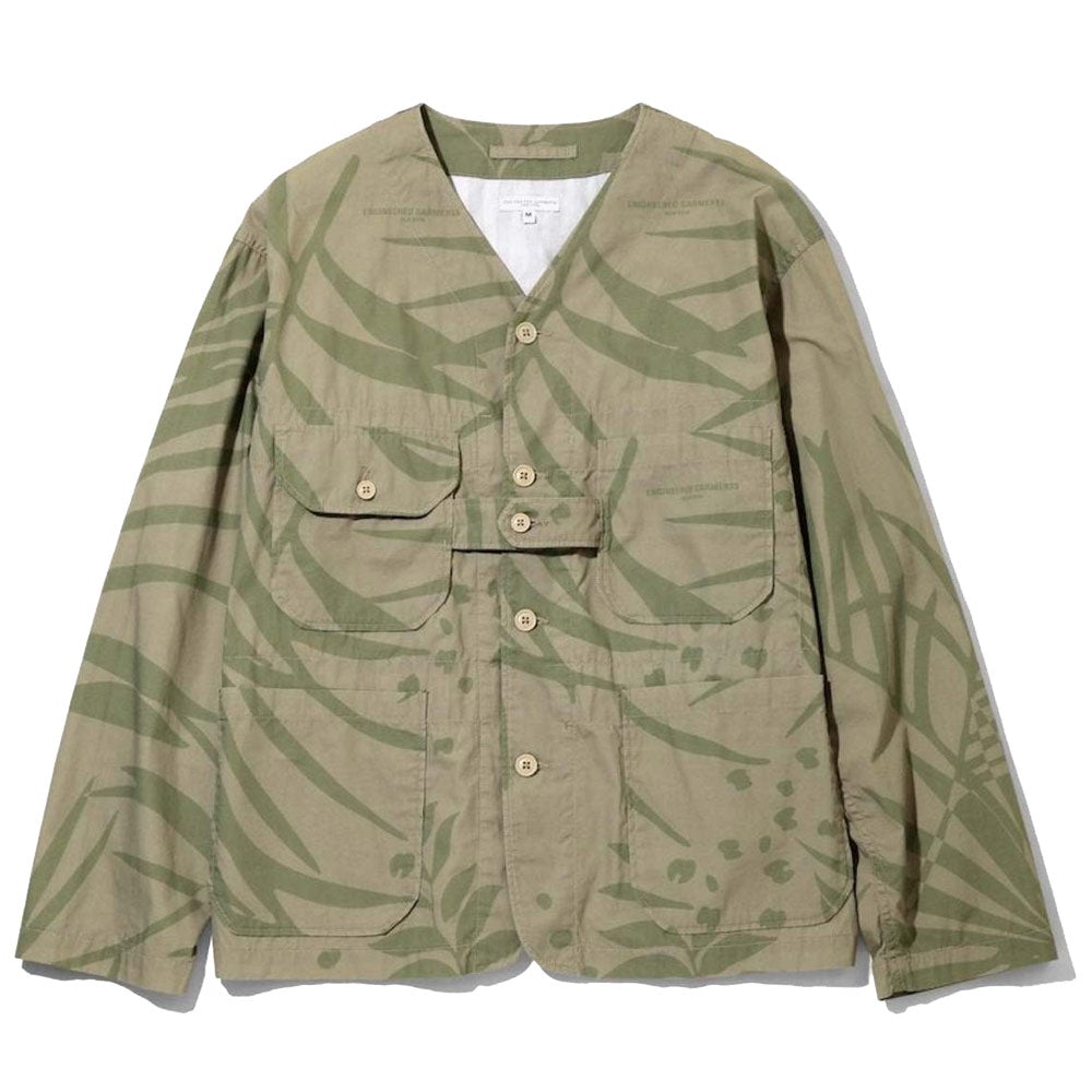 cardigan-jacket-khaki-olive-leaf-print
