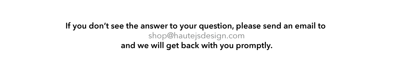 Haute JS Design email