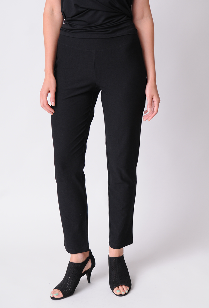 stretch crepe slim ankle pants eileen fisher