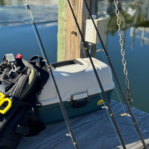 Tackle on the dock