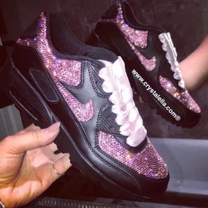 womens black and pink air max