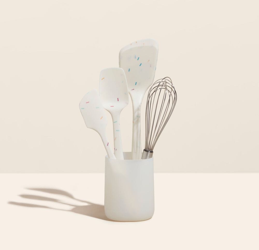 Gir 7-Piece Essential Silicone Kitchen Tool Set - Studio White