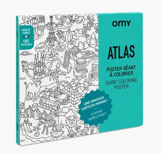 Omy | Giant Coloring Poster - Cosmos