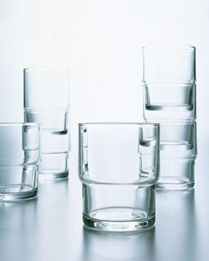 Stackable Everyday Glasses by Toyo-Sasaki Glass