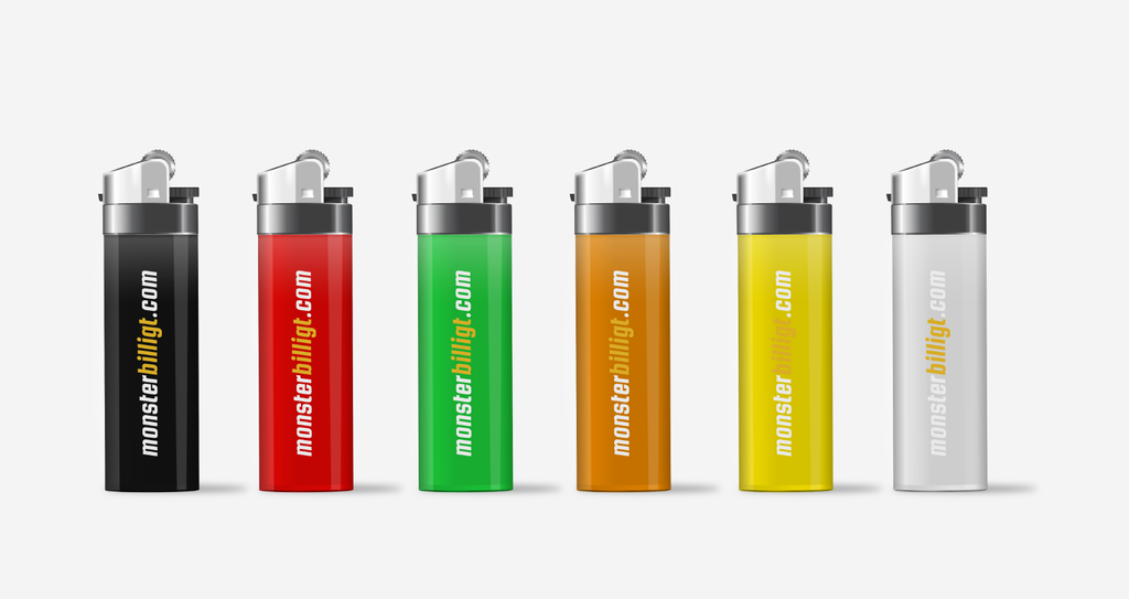 Lighter tryk - Køb basic lightere med tryk og eget logo BILLIGT –