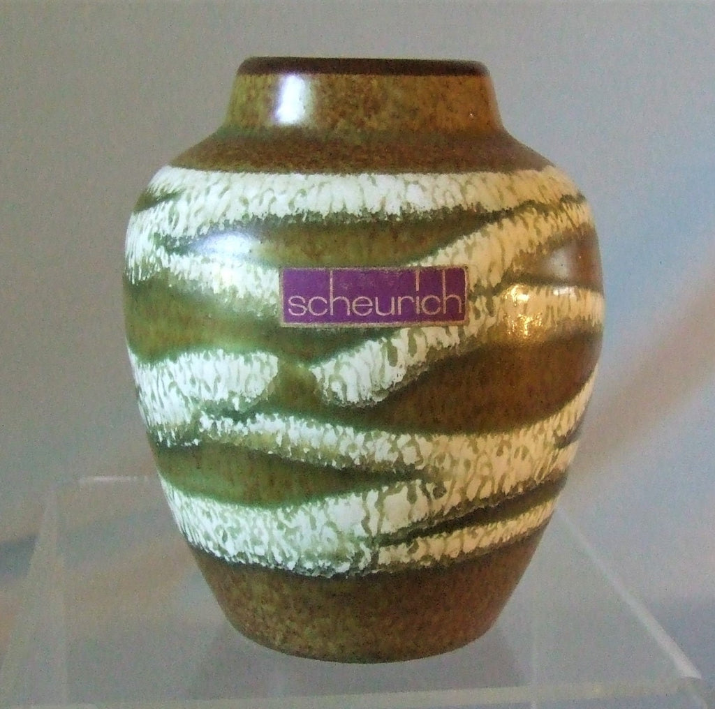  Scheurich  West German Pottery  Cabinet Vase BungalowBILL