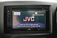 auto tech interior center console jvc screen