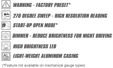 warning light LED Aluminum attributes