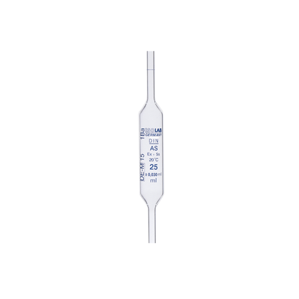 ensalada Volcán Sombra Pipeta Volumétrica Clase AS de 10 ml. Modelo. 021.05.010 – Científica Vela  Quin S de R.L de C.V