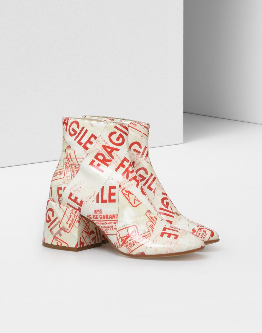 FRAGILE FLARED HEEL BOOT