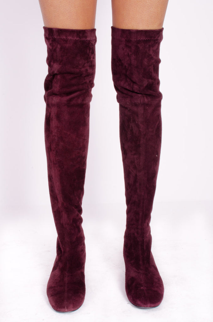 robert clergerie over the knee boots