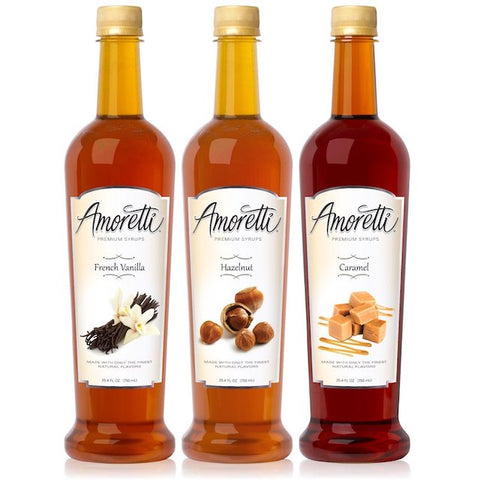 Amoretti Premium Syrups Classic 3 Pack