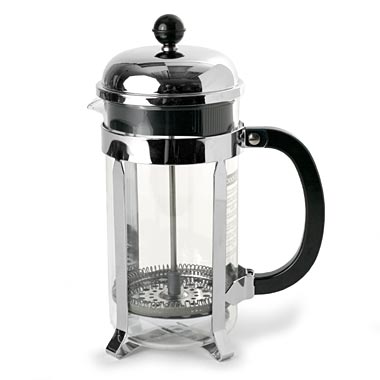 prep french press for brewing